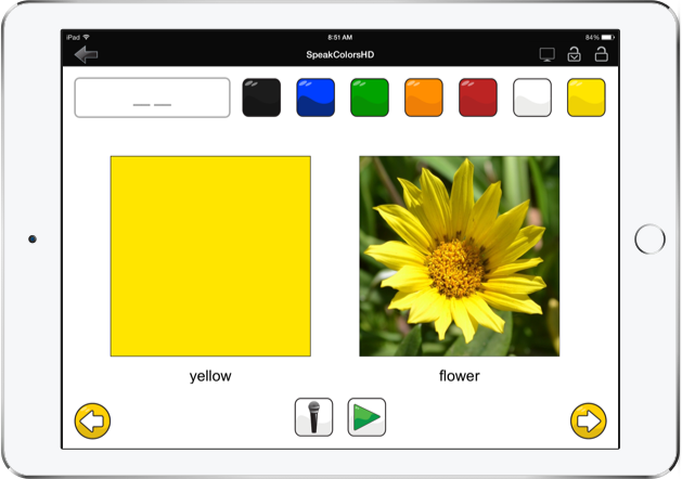 SpeakColors - iPad